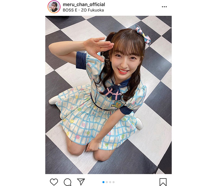 HKT48 田島芽瑠、7年ぶりの『スキ！スキ！スキップ！』選抜衣装にドキドキ！「嬉し恥ずかしでした」