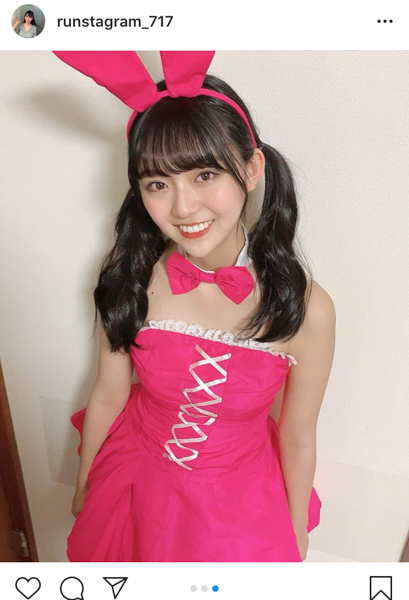 豊田ルナ、顔よりも大きなウサギ耳のバニーガールコスプレ披露！「可愛すぎ」「尊過ぎます」とファン歓喜