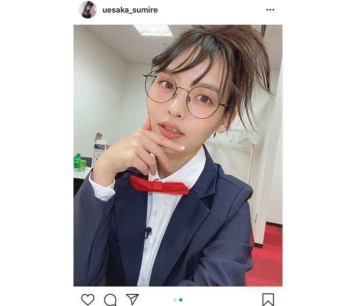 上坂すみれ、江戸川コナンに扮したコスプレでノリノリ！「江戸川すみぺくんだよ！」