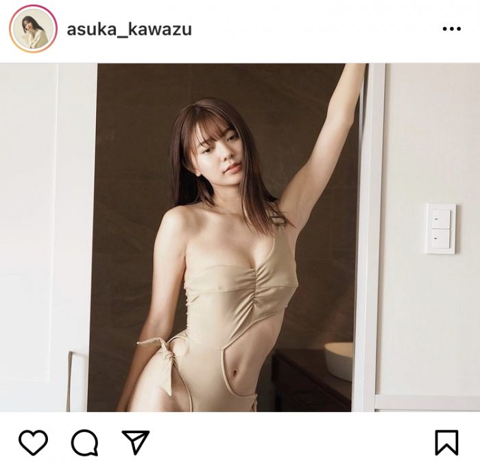 川津明日香、美ボディラインが浮かび上がるビキニオフショットに反響！「彫刻のように美しい」