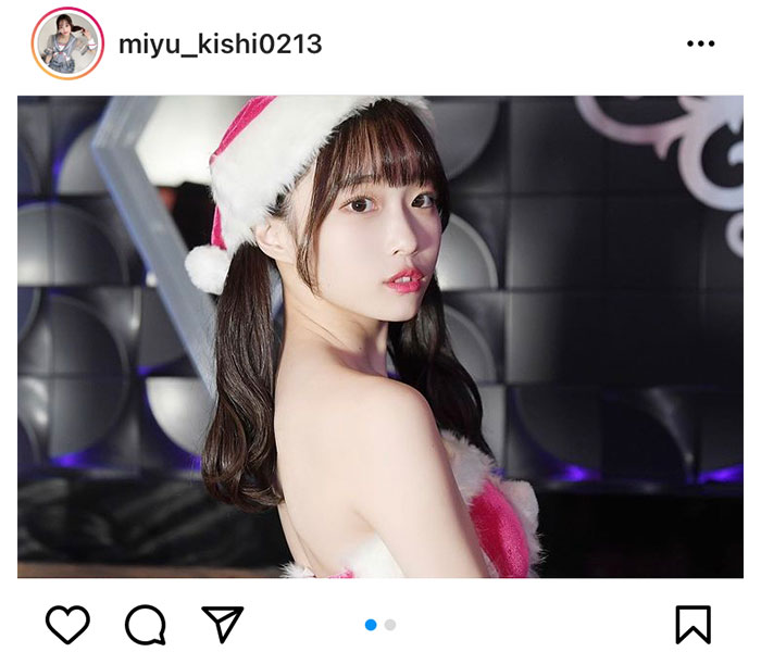 #ババババンビ 岸みゆ、クリスマス前にトナカイのコスプレをお届け！「反則級のかわいさ」