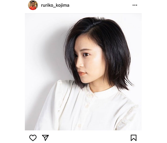 小島瑠璃子、ロングヘアをバッサリ！髪は「ヘアドネーション」のために寄付