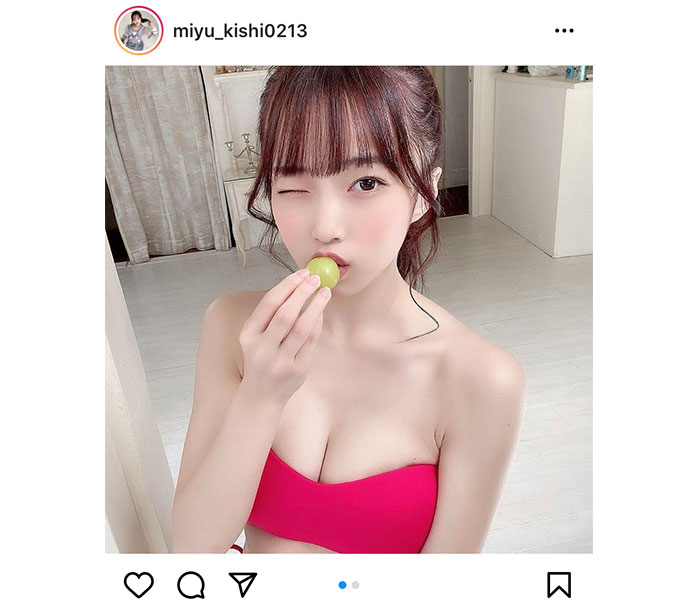 #ババババンビ 岸みゆ、瑞々しい「ヤングジャンプ」オフショットにファン歓喜！