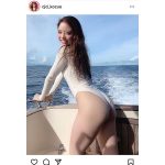 サイバージャパンダンサーズ・KOZUE、洋上で魅せた美スタイルに絶賛！「悩ましいアングル！」