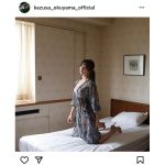 奥山かずさ、透け感ワンピースで今年最後のオフショットを公開