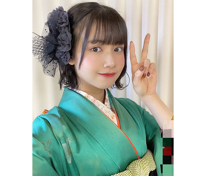 SKE48 田辺美月、緑の振袖姿が好評の前撮り写真を公開！「凄〜く綺麗」「感慨深い」との声も