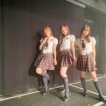 高柳明音、久しぶりのSKE48劇場へ！松井珠理奈＆斉藤真木子と『強き者よ』3ショットに歓喜の声！