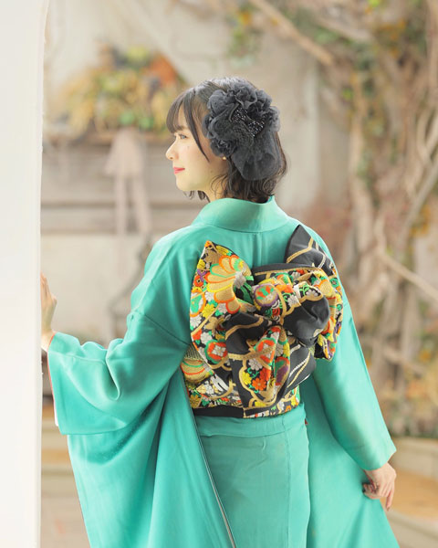 SKE48 田辺美月、緑の振袖姿が好評の前撮り写真を公開！「凄〜く綺麗」「感慨深い」との声も