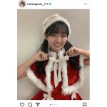 豊田ルナ、サンタクロース衣装を公開と見せかけて・・・？「写真全部見るんだよ」