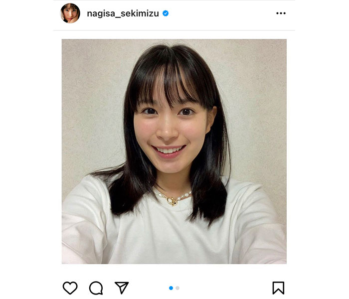 関水渚、12月初のインスタ更新で近況報告「お元気でしたか？」