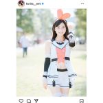 くりえみ、キズナアイのコスプレで爽やか笑顔！