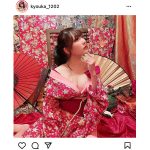 京佳、雅な和装姿で魅せる妖艶セクシー