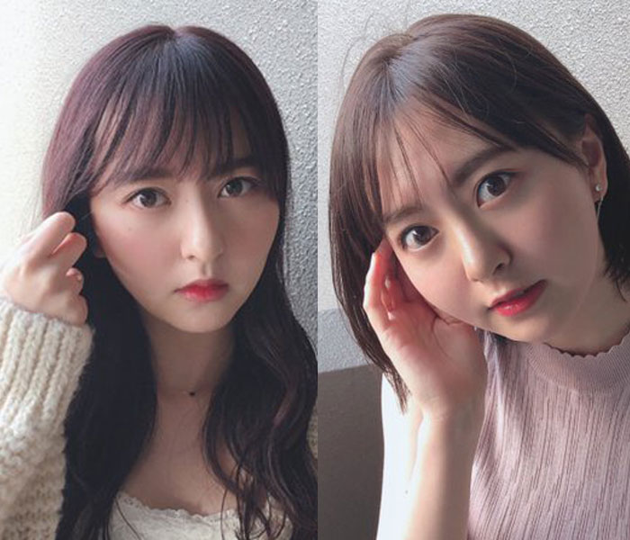 HKT48 森保まどか、今後のヘアスタイルをファンに問う「どっちが好き？」