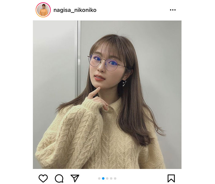 NMB48 渋谷凪咲、「ほぼ、のび太くんっ」な私服コーデに反響