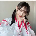 NMB48 梅山恋和、運気爆上げの巫女コスプレが超絶かわいい！