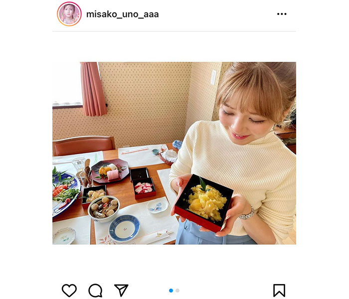 宇野実彩子、実家のおせち料理を紹介！「受け継いでいきたい味です」