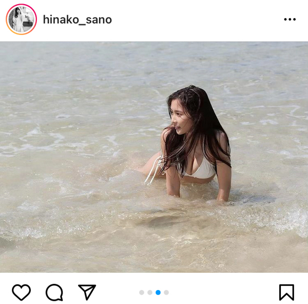 佐野ひなこ、白ビキニが眩しい写真集オフショット公開中！