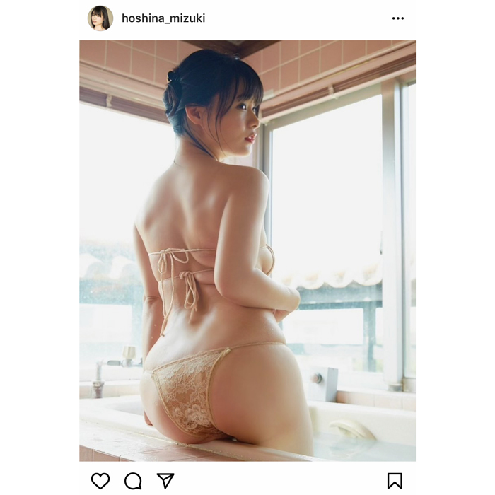 星名美津紀がむっちり妖艶な美尻を披露！「セクシーなヒップですね」