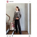矢野未希子がVERYカバー撮影での私服コーデを公開！「花柄のカバン可愛いですね」