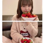 HKT48 渕上舞がまるで食いしん坊に？「両手にイチゴですか」