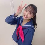 STU48 福田朱里、笑顔満開のセーラー服ショットで“福”をお届け！