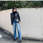兒玉遥がクールなライダースコーデを公開！「脚長でかっこいい」