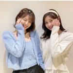 糸原美波と松川星がキュートなツーショットを披露！「２人とも可愛い」