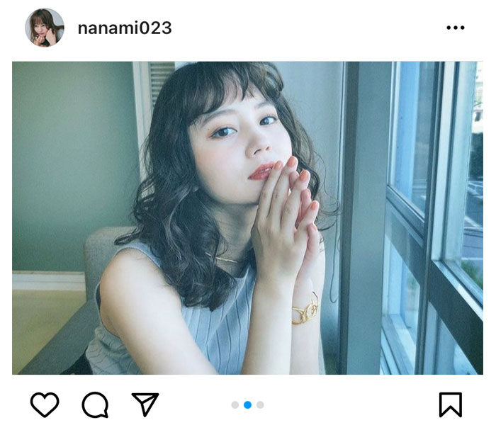 NANAMI、ノースリーブで魅せる美肌に歓喜の声ぞくぞく！