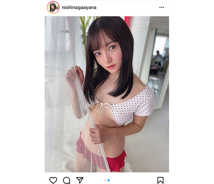 西永彩奈、理性が試される部屋着ショットに反響ぞくぞく！「かなり刺激的な部屋着ですね」