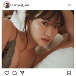 永尾まりや、オトナな眼差しで見つめる下着ショット公開！