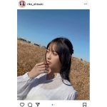 大槻りこ、青空に映える白ワンピースポートレートを披露！「清純派だ！」「好きです、とても！！」
