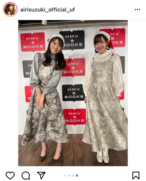 鈴木愛理、矢島舞美とばったり”やじすず”2ショットに歓喜！「天使と女神」「幸せな顔してて嬉しい」