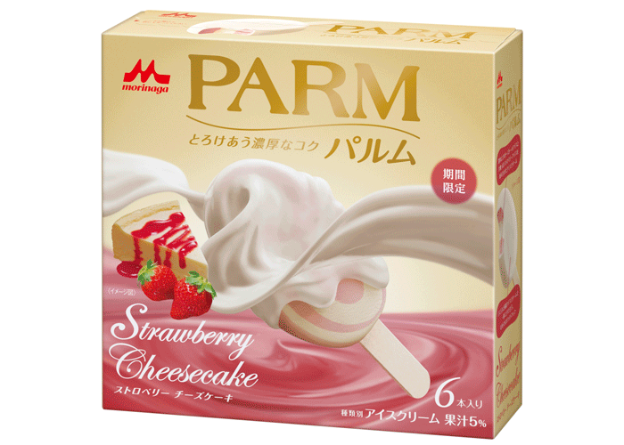 ≪PARM(パルム)≫　ストロベリーチーズケーキ2月8日（月）より全国で期間限定発売
