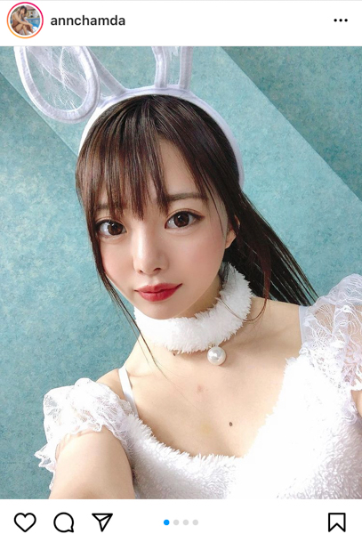 杏ちゃむ、ゆるふわの全身白ウサギコーデに反響！