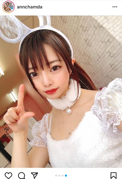 杏ちゃむ、ゆるふわの全身白ウサギコーデに反響！