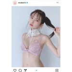 えなこ、ピンクランジェリー姿のポートレート公開「見惚れてしまう」