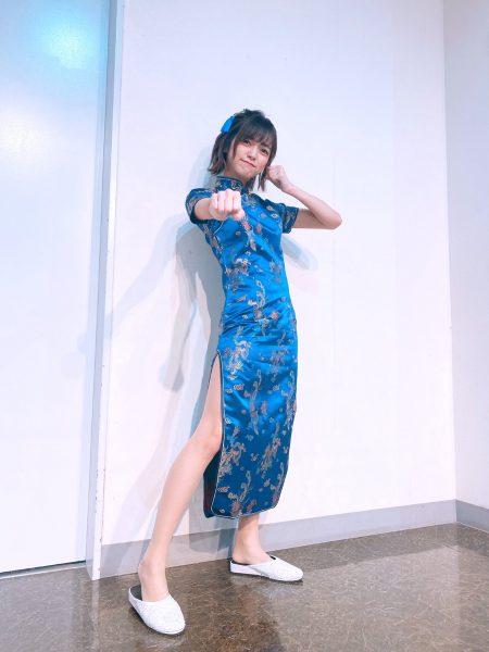 NGT48 中村歩加、スリットから美脚披露のチャイナドレス姿に反響！「ノックアウトされました」