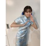 NGT48 本間日陽、チャイナドレスで試行錯誤のポージングに「変身しそうな勢い」