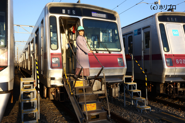 久野知美が東京メトロ12箇所の検車区に潜入取材！