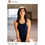 橋本萌花、競泳水着で魅せる抜群美ボディ！