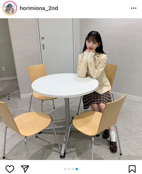 乃木坂46 堀未央奈、似合いすぎる制服姿に歓喜の声ぞくぞく！「24歳だけどまだ着たい〜」