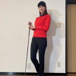 鷲見玲奈、「タイガーウッズスタイル」なゴルフウェア姿を披露！