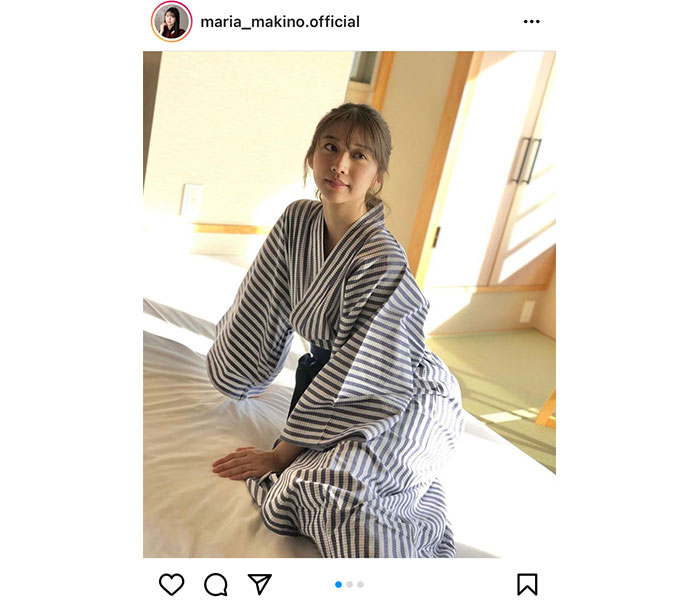 モー娘。牧野真莉愛の浴衣美人ショットに反響！「和の雰囲気もすてき」