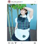 中崎絵梨奈、清涼感あふれるメイド衣装に歓喜の声！「専属にしたい」