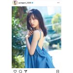 AKB48 小栗有以、背中開きのワンピースで魅せる美麗ポートレート