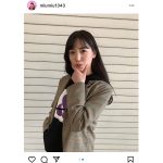 AKB48 下尾みう、ショートパンツで魅せる美脚と“絶対領域”！「スタイルいいですね」