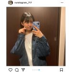 豊田ルナ、ショートパンツコーデで美脚全開！「可愛い〜」「ラフめっちゃにあう」と反響も