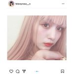 鶴嶋乃愛、大胆イメチェンのピンク髪に絶賛の声