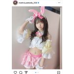 山田麻莉奈、腹筋われのヘルシーなバニーコスプレを披露！「可愛い過ぎて涙が出て来ます」