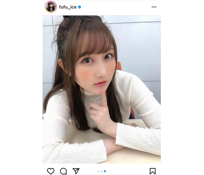 矢倉楓子、タートルネックの白コーデが可愛いと反響！